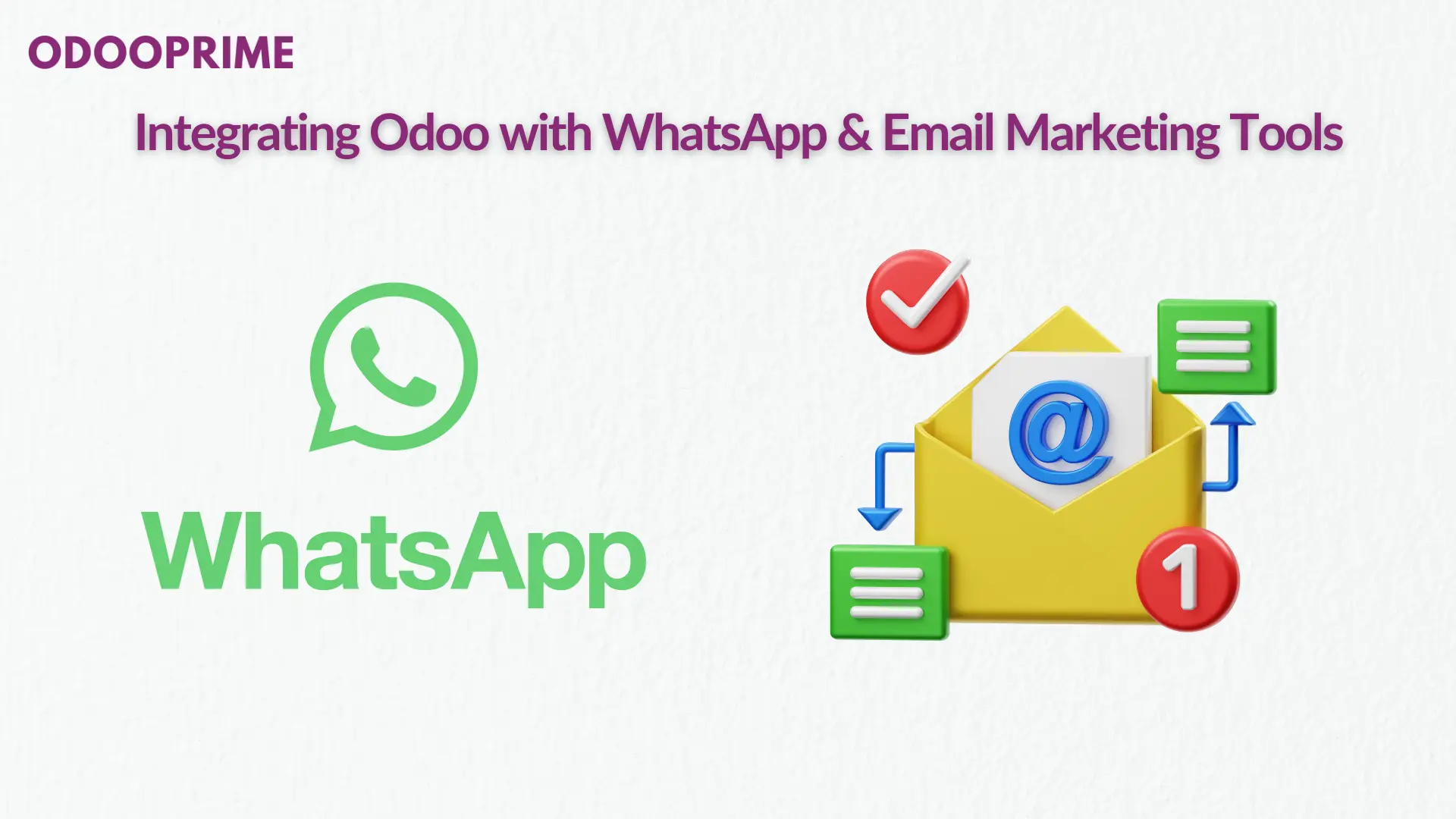 Integrating Odoo with WhatsApp & Email Marketing Tools