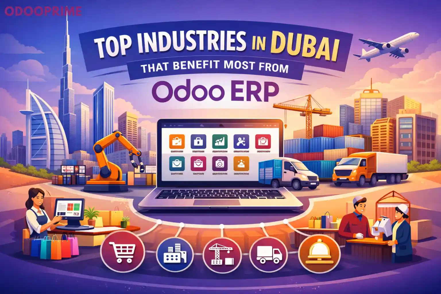 Top Industries in Dubai That Benefit Most from Odoo ERP
