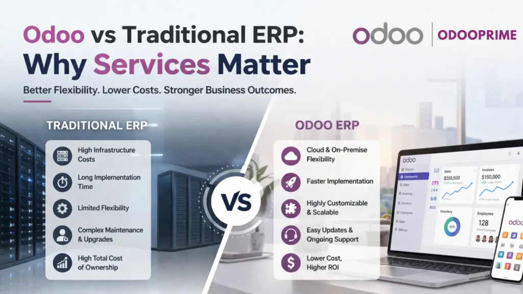 Odoo vs Traditional ERP: Why Services Matter